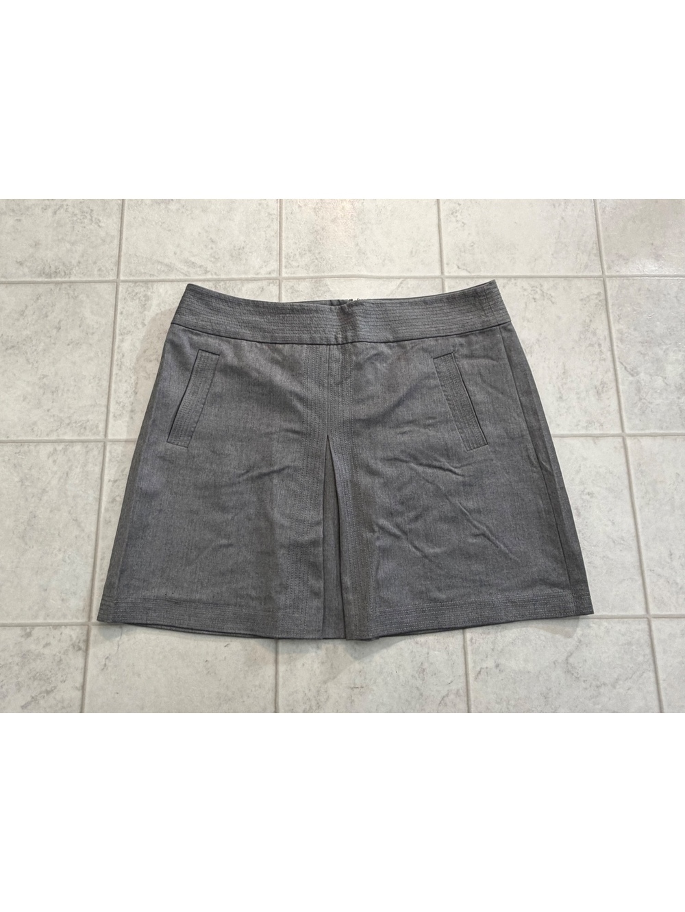 J.Crew gray mini skirt